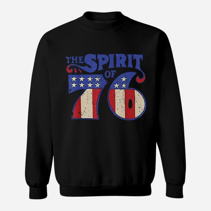 The Spirit 76 Vintage Retro 4Th Of July Independence Day Sweatshirt