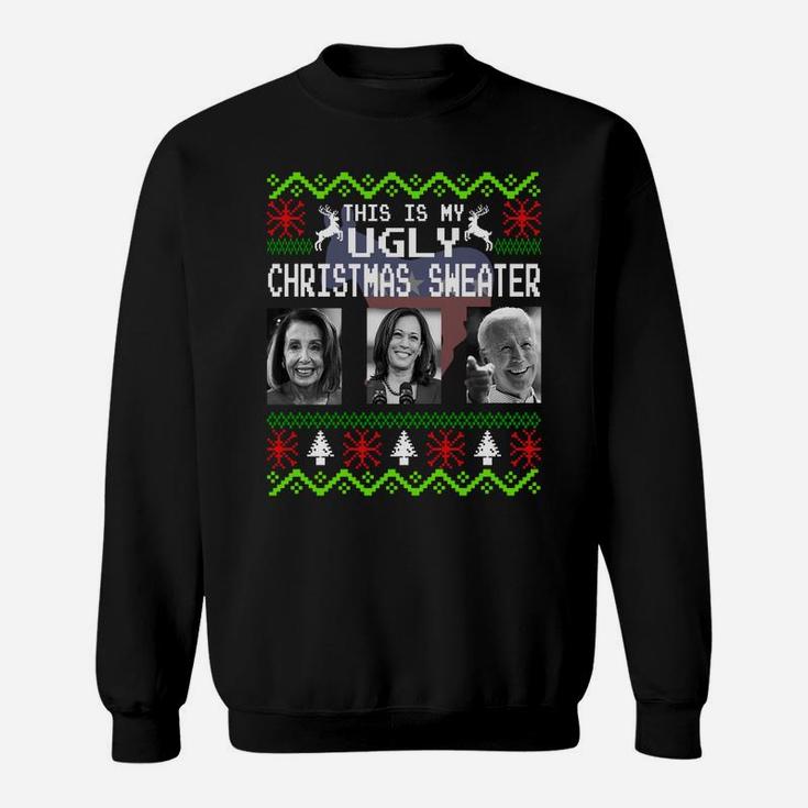 This Is My Ugly Christmas Anti-Biden Sweatshirt Sweatshirt