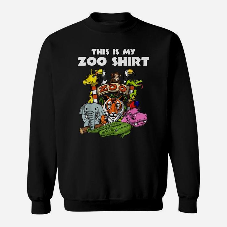 This Is My Zoo Funny Animals Kids Girls Boys Sweatshirt