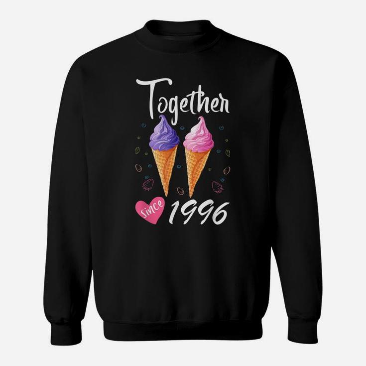 Together Since 1996 24 Years Being Awesome Aniversary Gift Sweatshirt