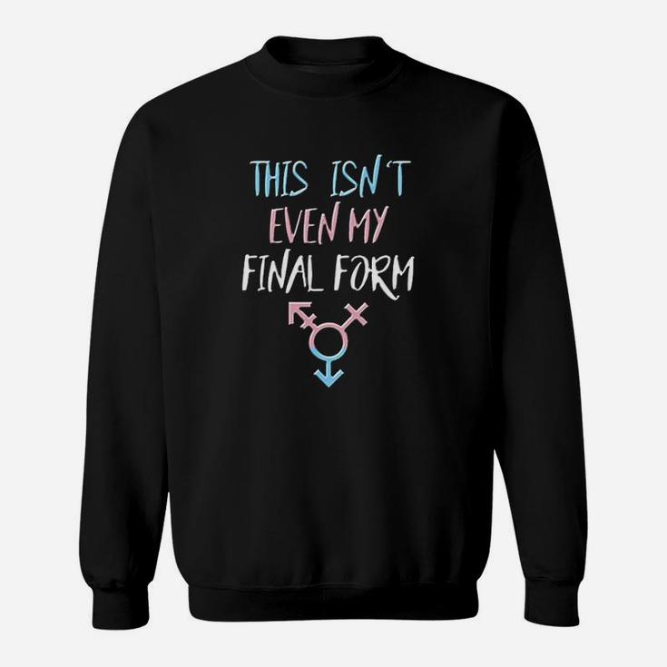 Trans Pride Final Form Saying Quote Lgbt Gift Idea Sweatshirt