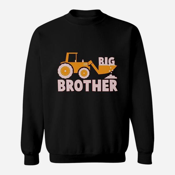 Tstars  Big Brother Gift Tractor Loving Boy Sweatshirt