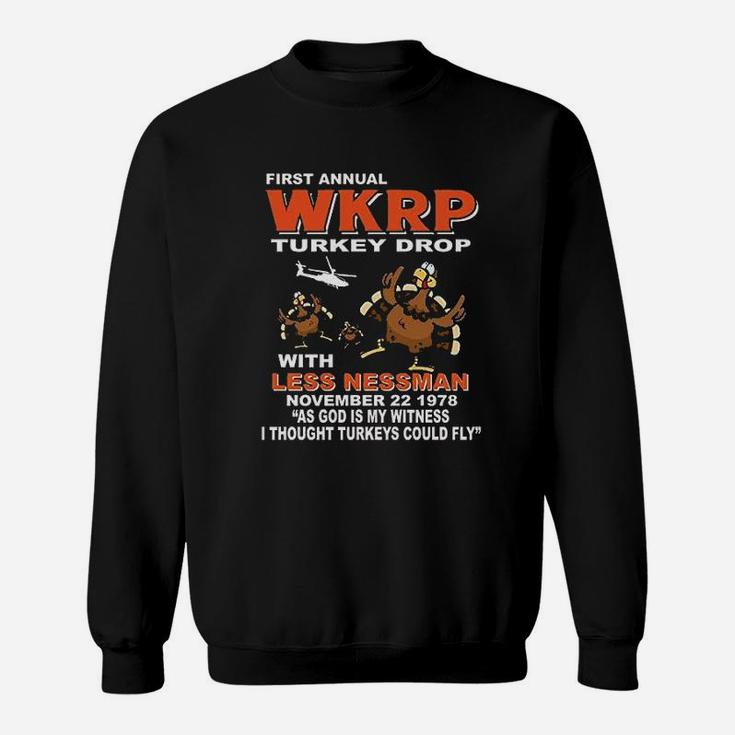 Turkey Drop Thanksgiving Sweatshirt