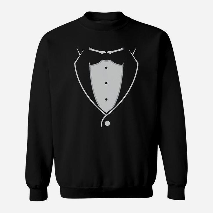 Tuxedo With Black Bow Tie Funny Sweatshirt