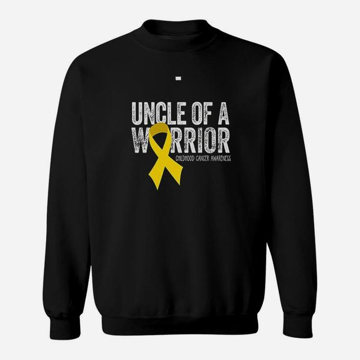 Uncle Of A Warrior Childhood Sweatshirt