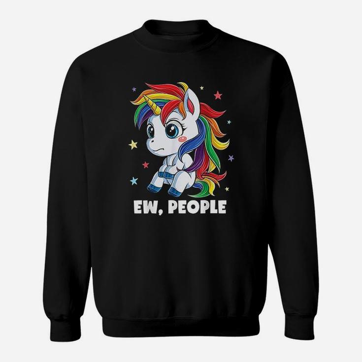 Unicorn Ew People Funny Rainbow Unicorns Sweatshirt