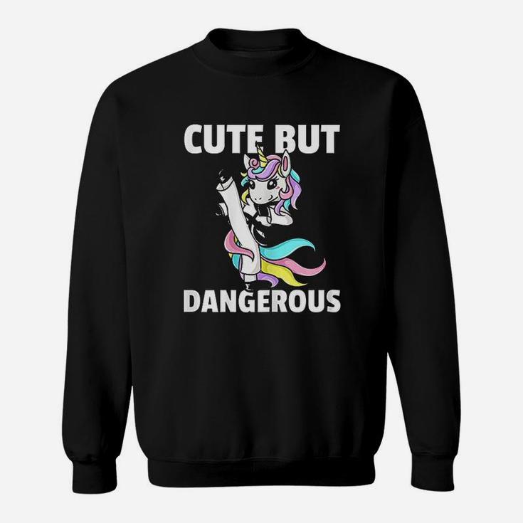 Unicorn Karate Cute But Dangerous Sweatshirt
