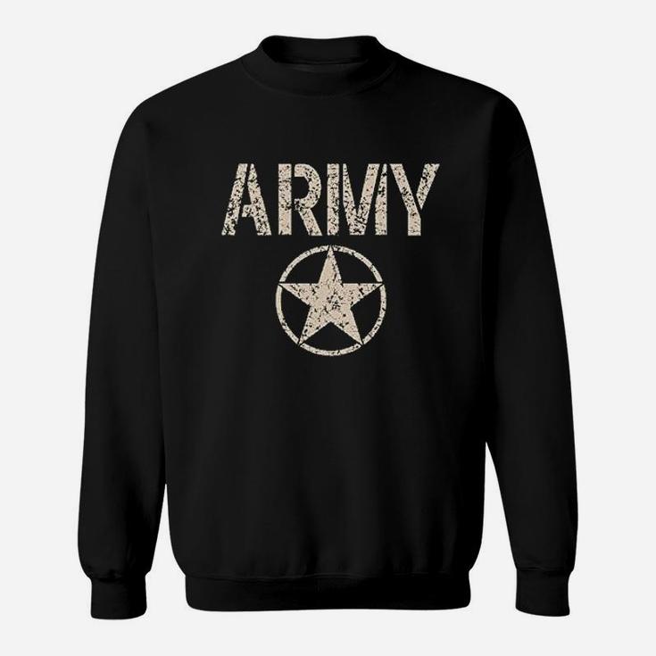 Us Army Star With Flag Sweatshirt