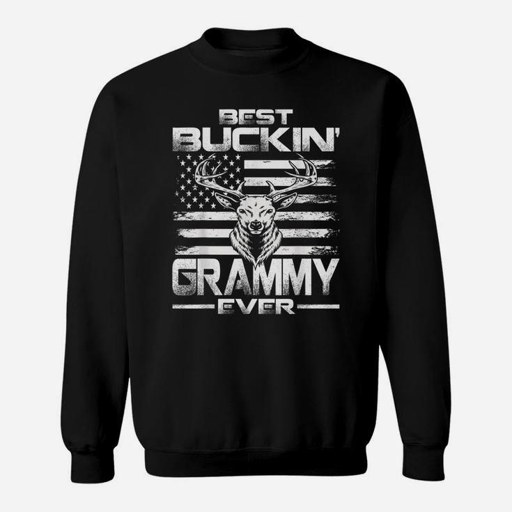 Usa Flag Best Buckin' Grammy Ever Deer Hunting Sweatshirt