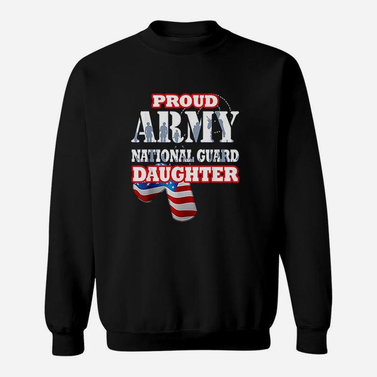 Usa Proud Army National Guard Daughter Sweatshirt