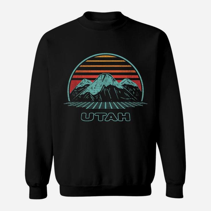 Utah Retro Mountain Hiking 80S Style Sweatshirt