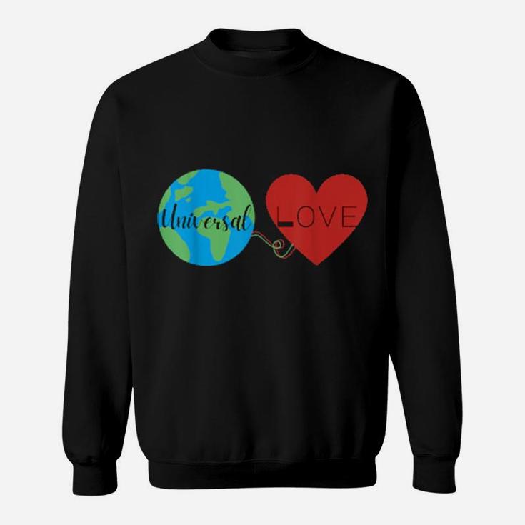 Valentines Day Love Is Universal Diverse February Sweatshirt