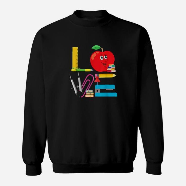 Valentines Day Teacher Love School Teaching Sweatshirt