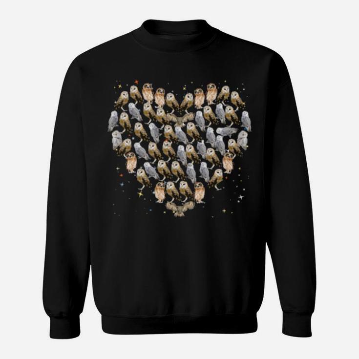 Valentines Gift Owls Lover Sweatshirt