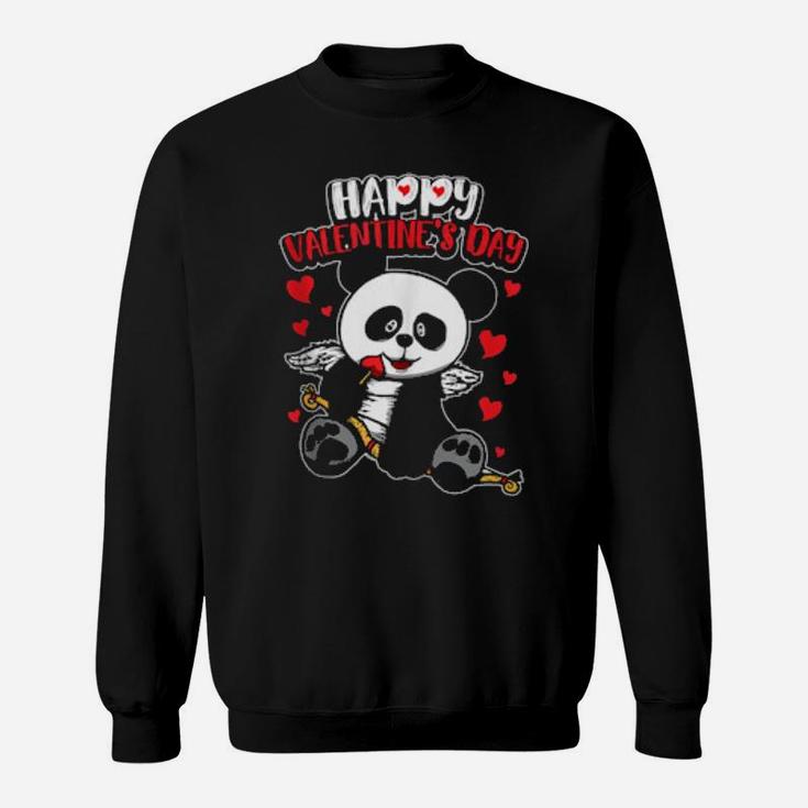 Valentine's Panda Sweet Cupid Animals Sweatshirt