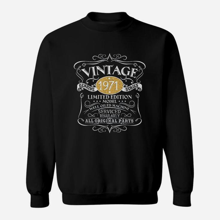 Vintage 1971 50Th Birthday Gift Men Women Original Design Sweatshirt