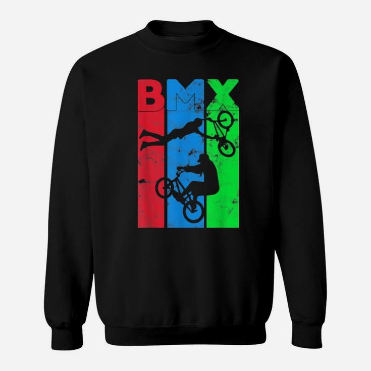 Vintage Bmx Bike Bicycle Racing Stunt Sweatshirt