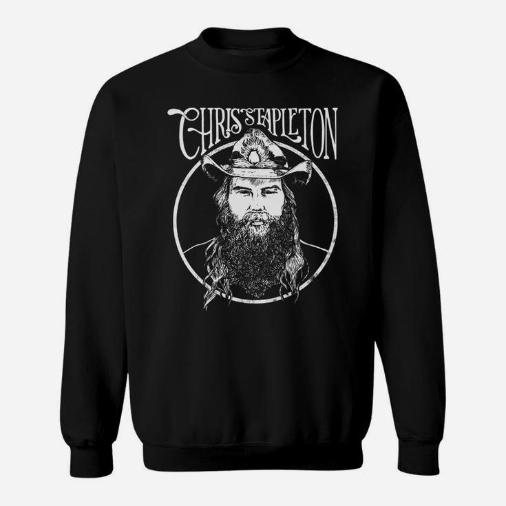 Vintage Chris Beard Cowboy Man Gift Lover Name Sweatshirt