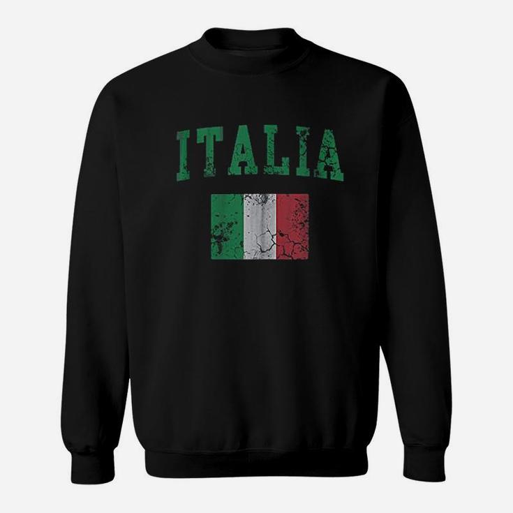 Vintage Italia Flag Sweatshirt