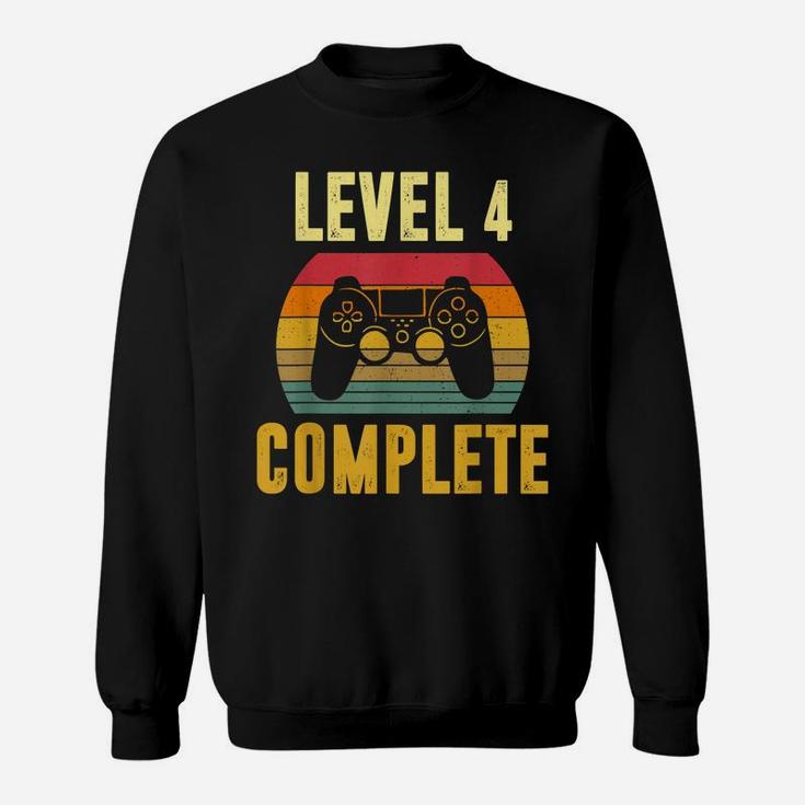 Vintage Level 4Th Complete 4 Year Wedding Anniversary Sweatshirt