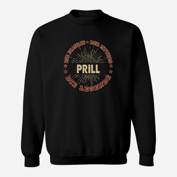 Vintage Schwarzes Herren-Sweatshirt mit PRILL - Die Legende Aufdruck