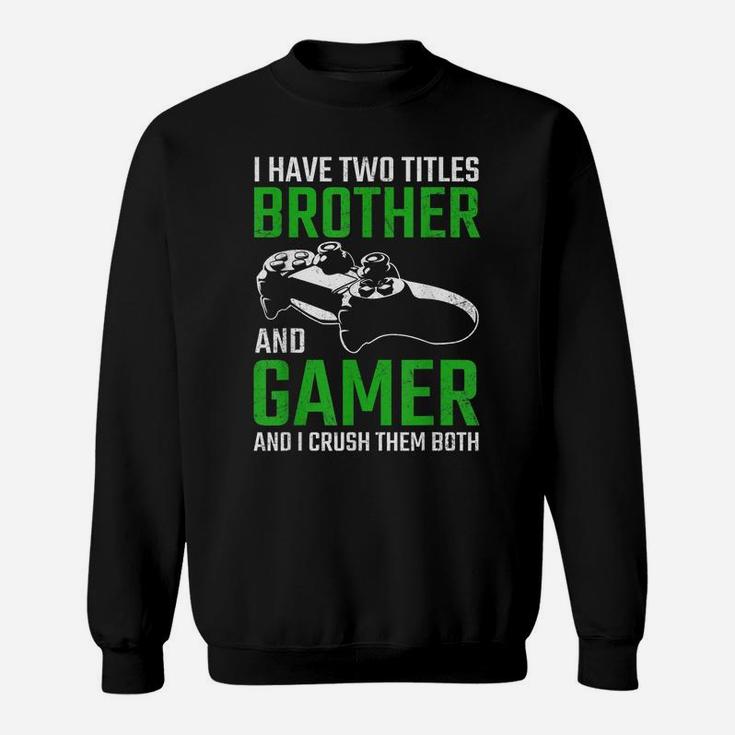 Vintage Video Games Funny Gamer Gaming Gift Boys Brother Son Sweatshirt