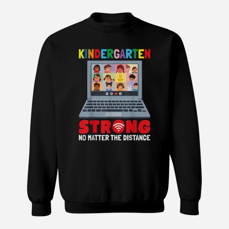 Virtual Kindergarten Funny 100 Days Of School Teacher Gift Sweatshirt