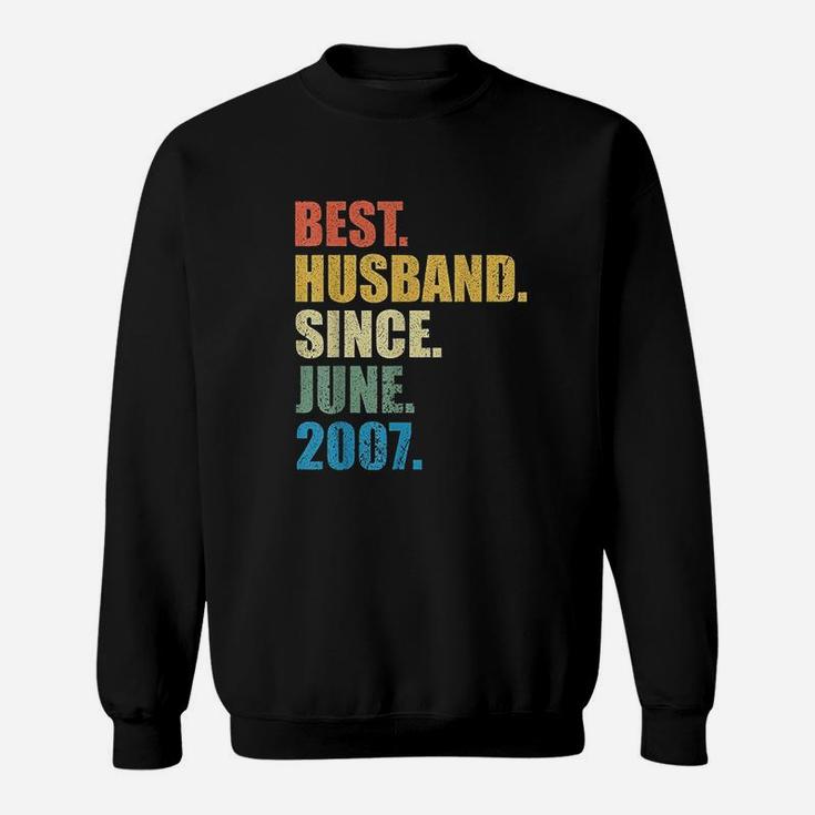 Wedding Anniversary Gifts Husband Since June 2007 Sweatshirt