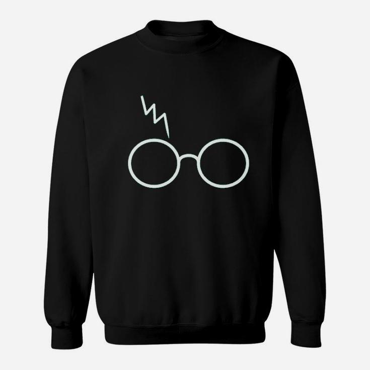 Wizard Hp Glasses Scar Lightning Sweatshirt