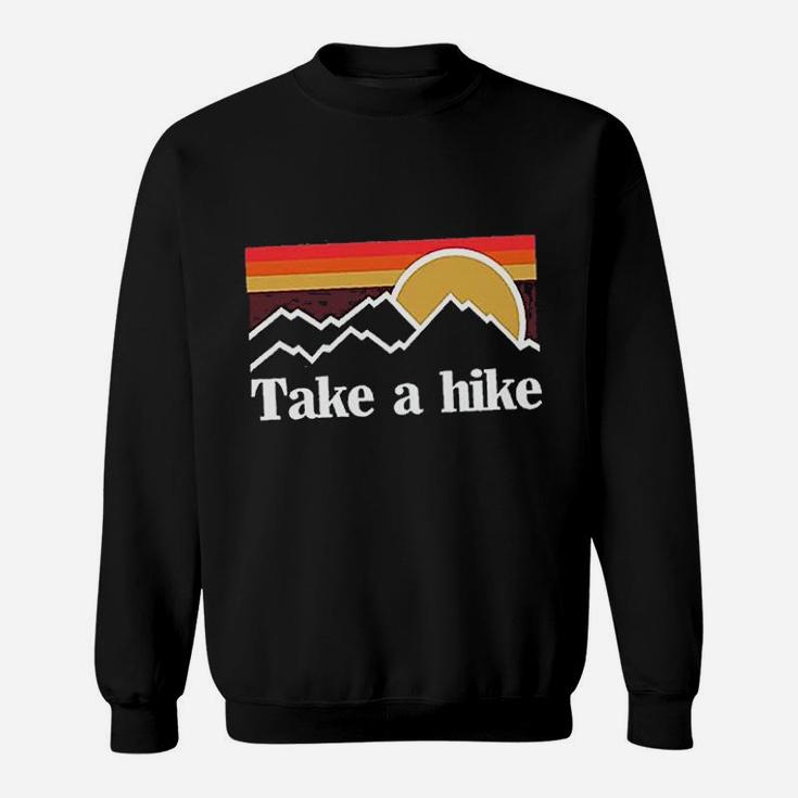 Women Funny Vacation Graphic Take A Hike Sweatshirt
