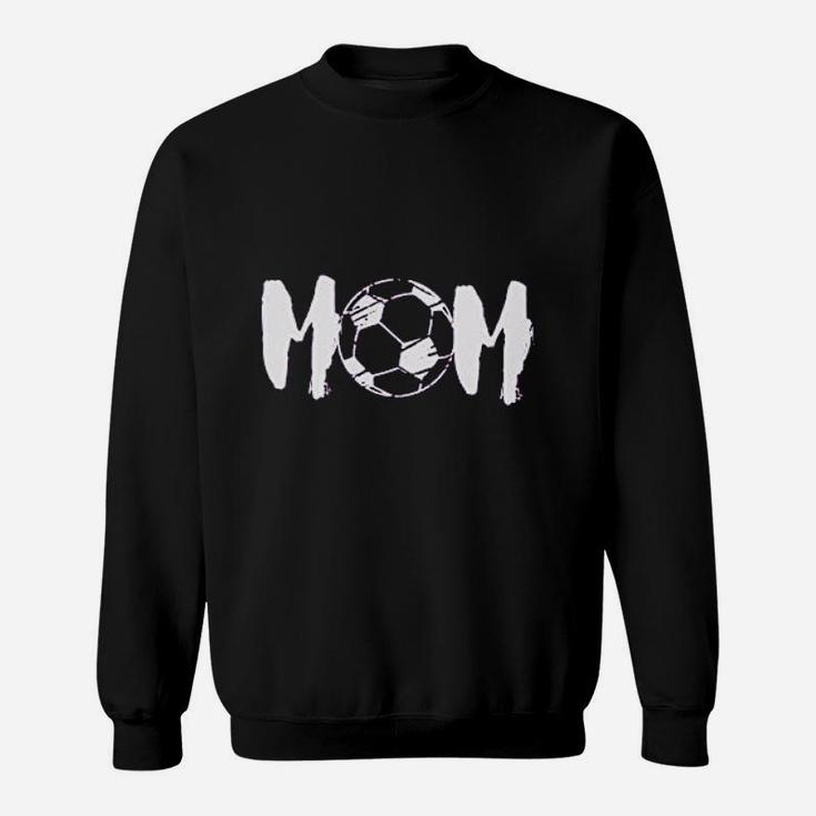 Women Soccer Mom Motherhood Graphic Off Shoulder Tops Sweatshirt