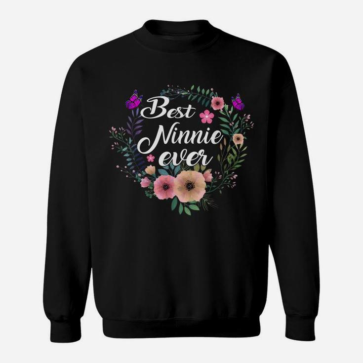Womens Best Ninnie Ever Mother's Day Gift Grandma,Auntie Sweatshirt