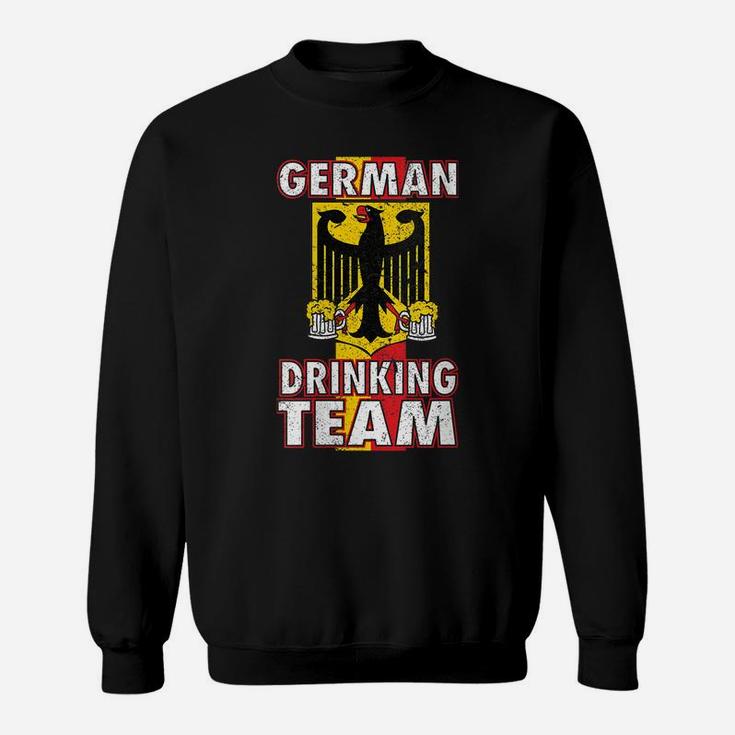 Womens German Drinking Team Germany Flag Funny Oktoberfest Gift Sweatshirt