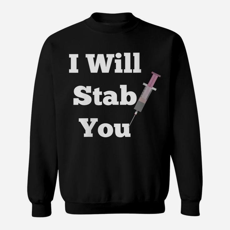 Womens Nurse Medical Surgical Syringe Lpn Funny Appreciation Gift Sweatshirt