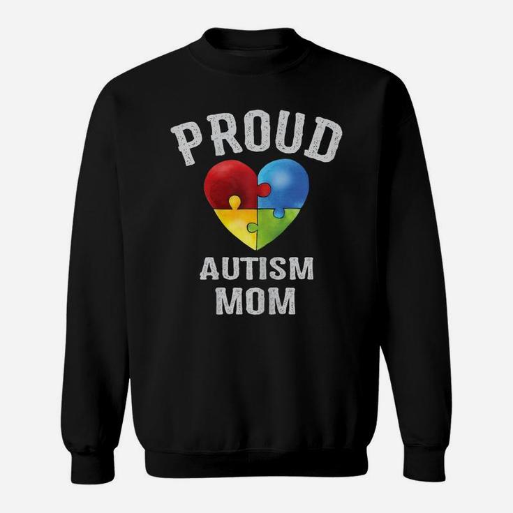 Womens Proud Autism Mom Mommy Autism Awareness Family Matching Sweatshirt