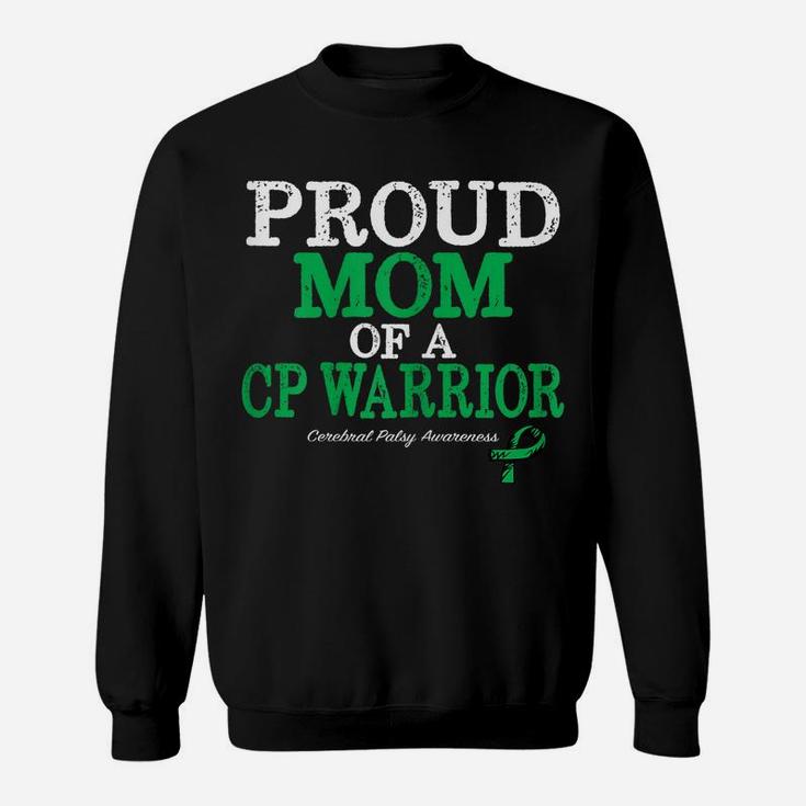 Womens Proud Mom Cerebral Palsy Awareness Shirt Sweatshirt