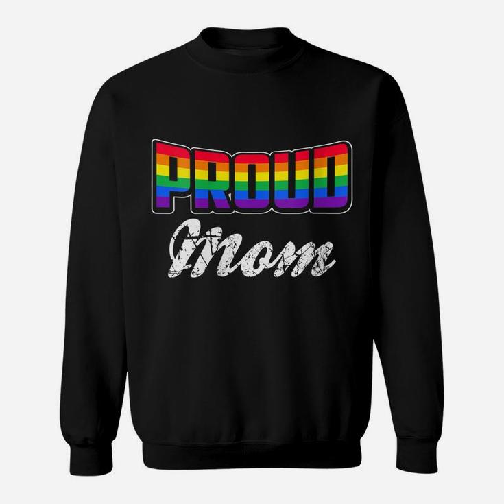 Womens Proud Mom Gay Pride Month Lgbtq Sweatshirt