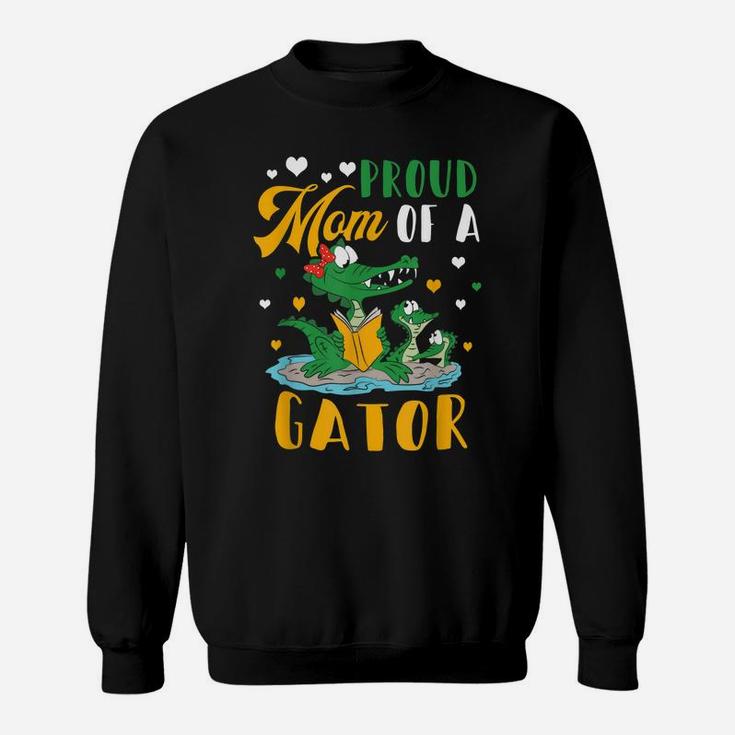 Womens Proud Mom Of A Gator Mother Alligator Mothers Day Sweatshirt