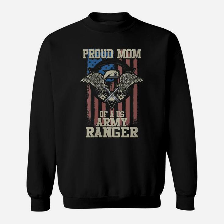 Womens Proud Mom Of Us Army Ranger Sweatshirt