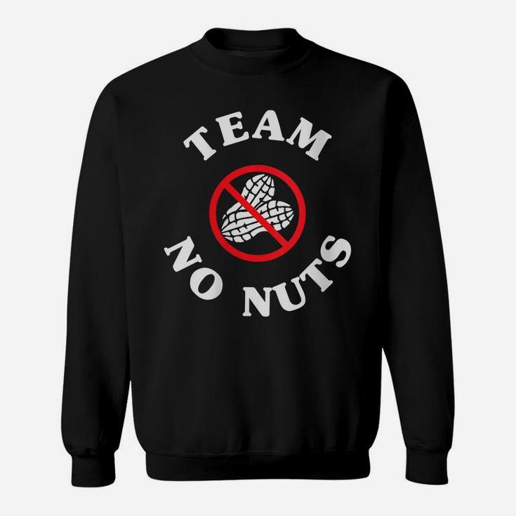 Womens Team No Nuts Funny Team Girl Gender Reveal Pink Party Sweatshirt