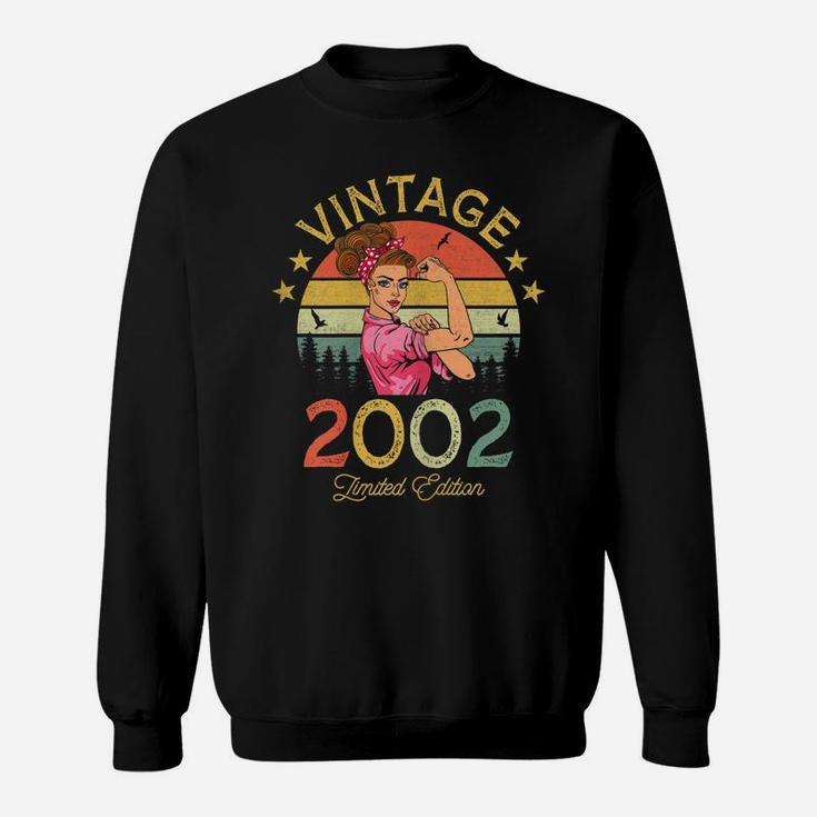 Womens Vintage 2002 Made In 2002 20 Year Old Birthday 20Th Birthday Sweatshirt