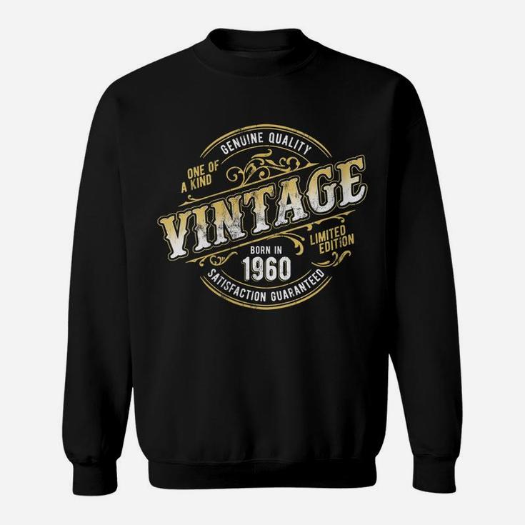 Womens Vintage Living Legend Made In 1960 Classic 61St Birthday Sweatshirt