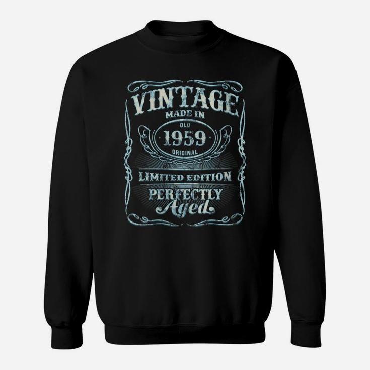 Womens Vintage Premium Made In 1959 Classic 61St Birthday Gift M7 Sweatshirt