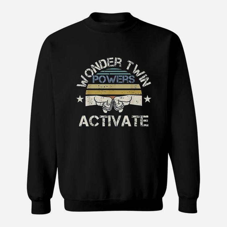 Wonder Twin Power Activated Design Sibling Design Sweatshirt