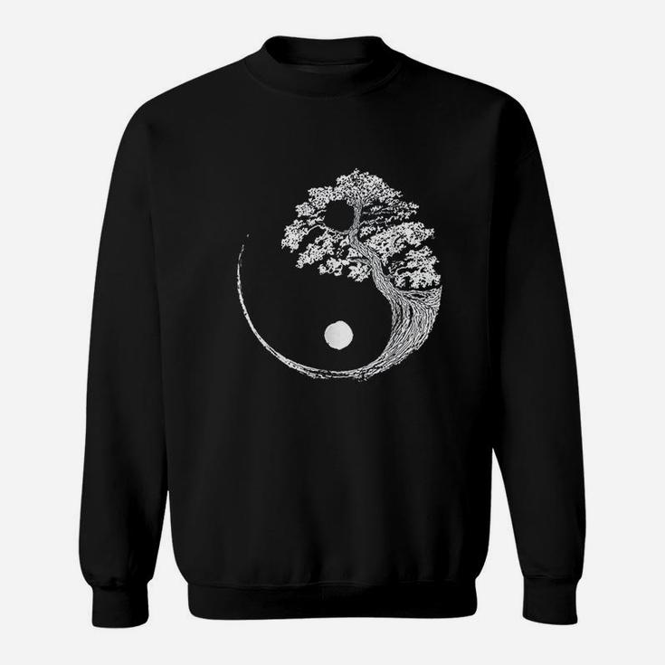 Yang Yin Bonsai Tree Japanese Sweatshirt
