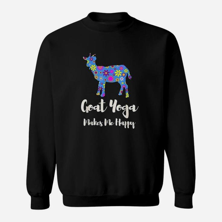Yoga Animal Gifts For Women N Girls  Cute Goat Yoga Sweatshirt