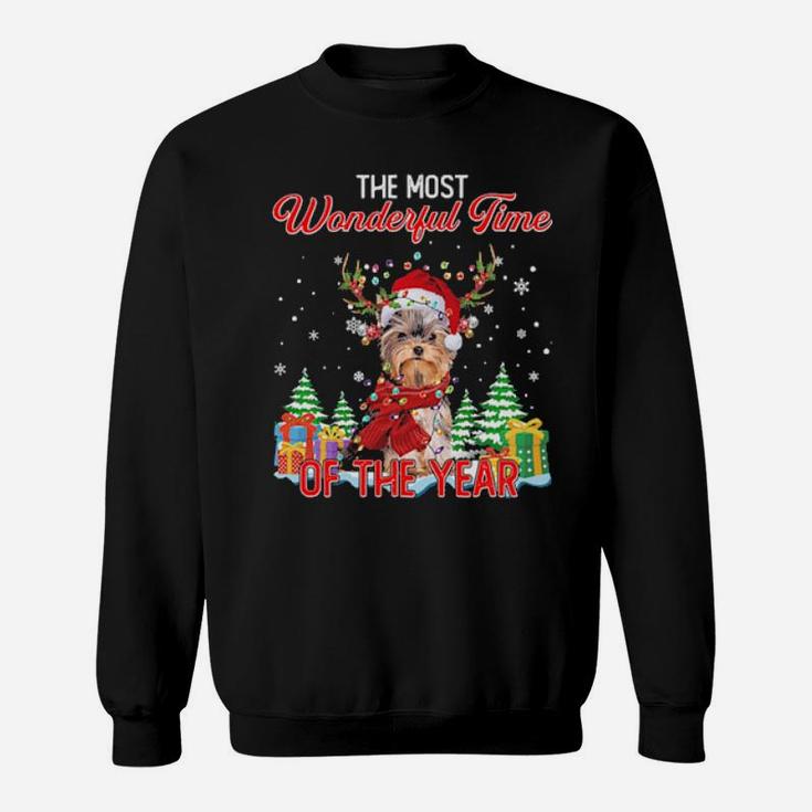 Yorkshire Santa The Most Wonderful Time Of The Year Sweatshirt