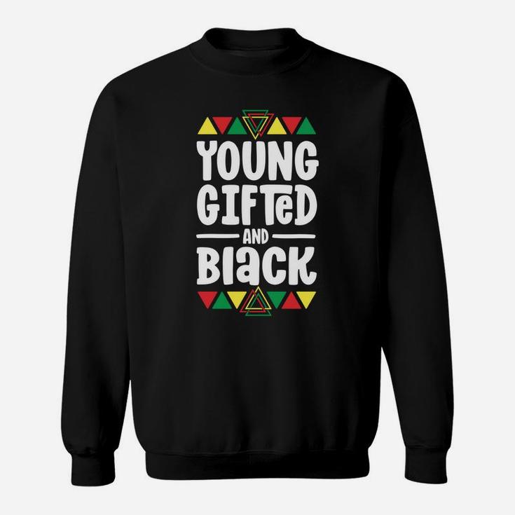 Young Gifted And Black History Shirts For Kids Boys African Sweatshirt