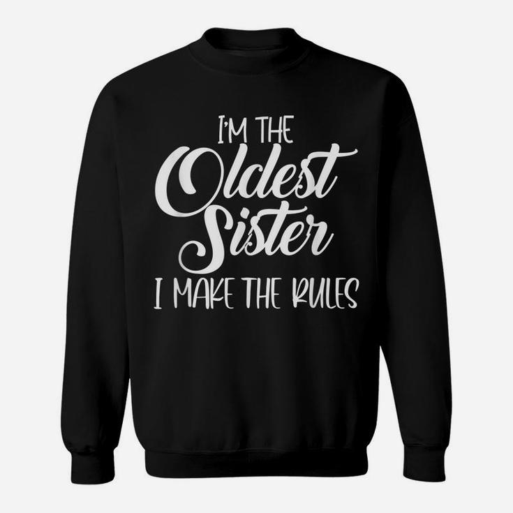 Youngest Sister Shirt Rules Don't Apply To Me Funny Sibling Sweatshirt