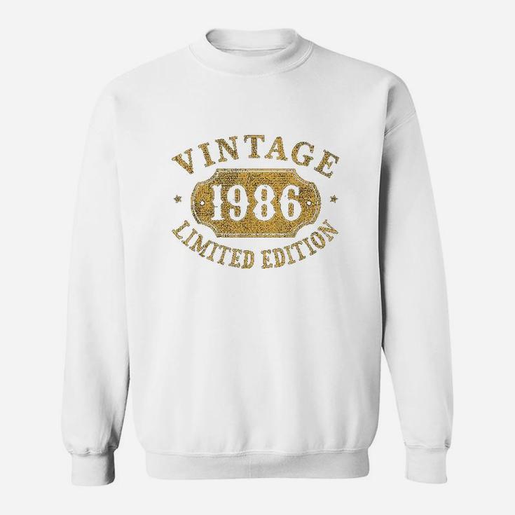 35 Years Old 35Th Birthday Anniversary Gift 1986 Sweatshirt
